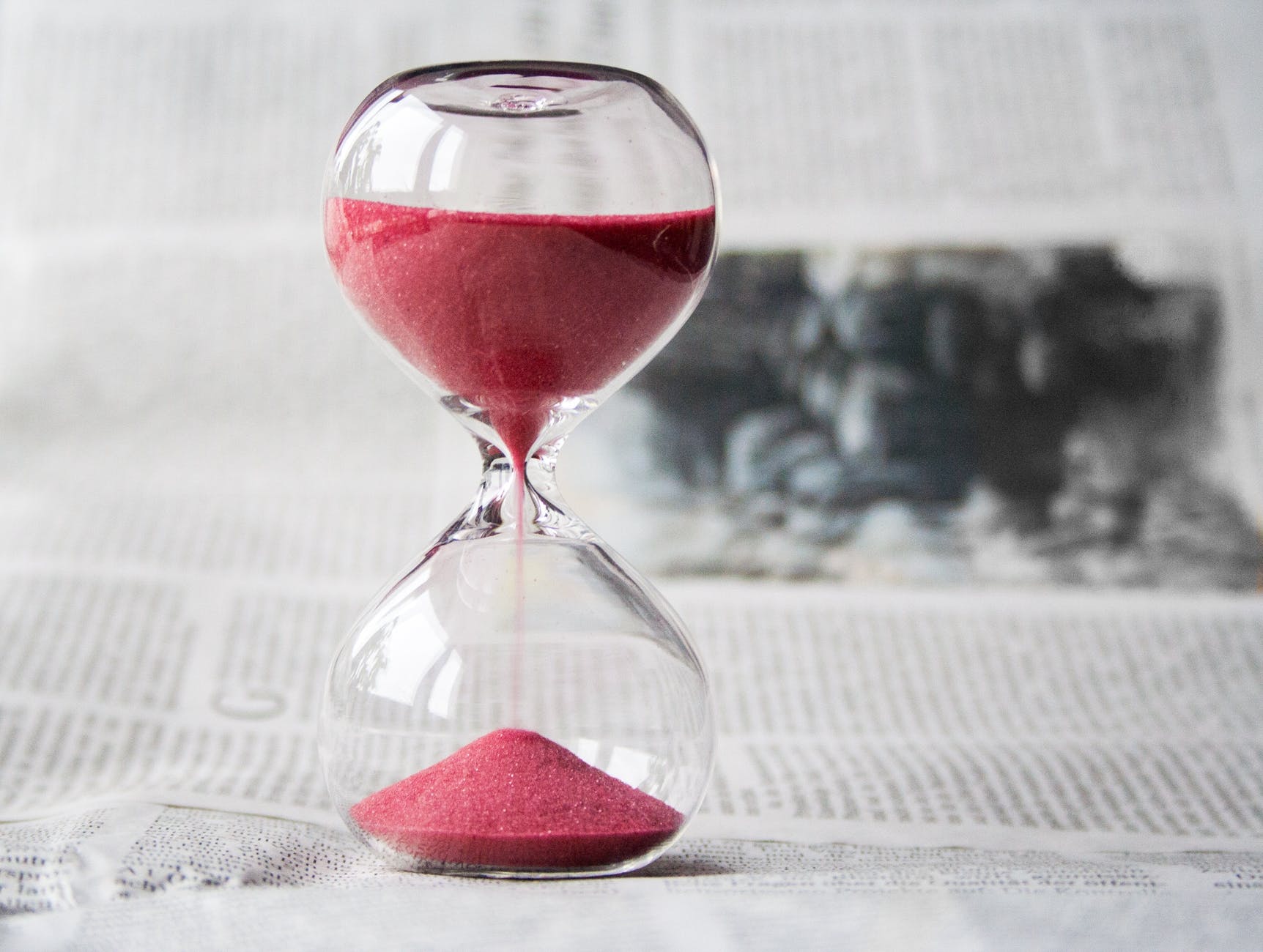 A clock representing the passage of time